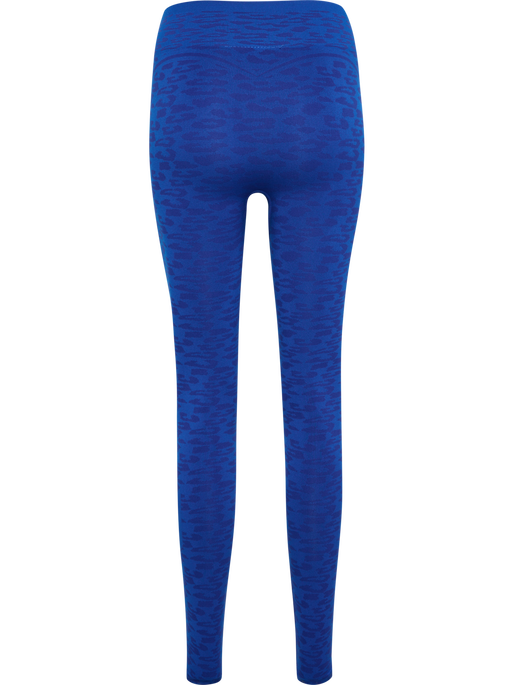 hmlMT LEO SEAMLESS MW TIGHTS, OLYMPIAN BLUE/SODALITE BLUE ME, packshot