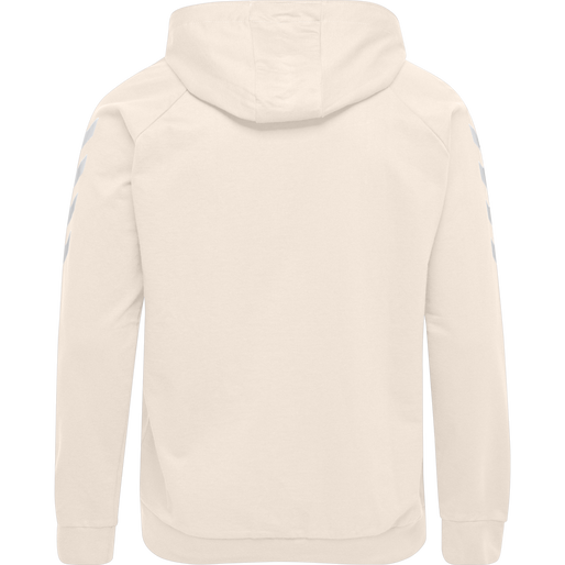 HMLGO COTTON HOODIE, EGRET MELANGE, packshot