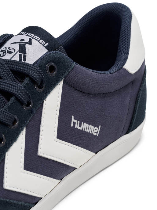 HUMMEL SLIMMER STADIL LOW, DRESS BLUES/WHITE KH, packshot
