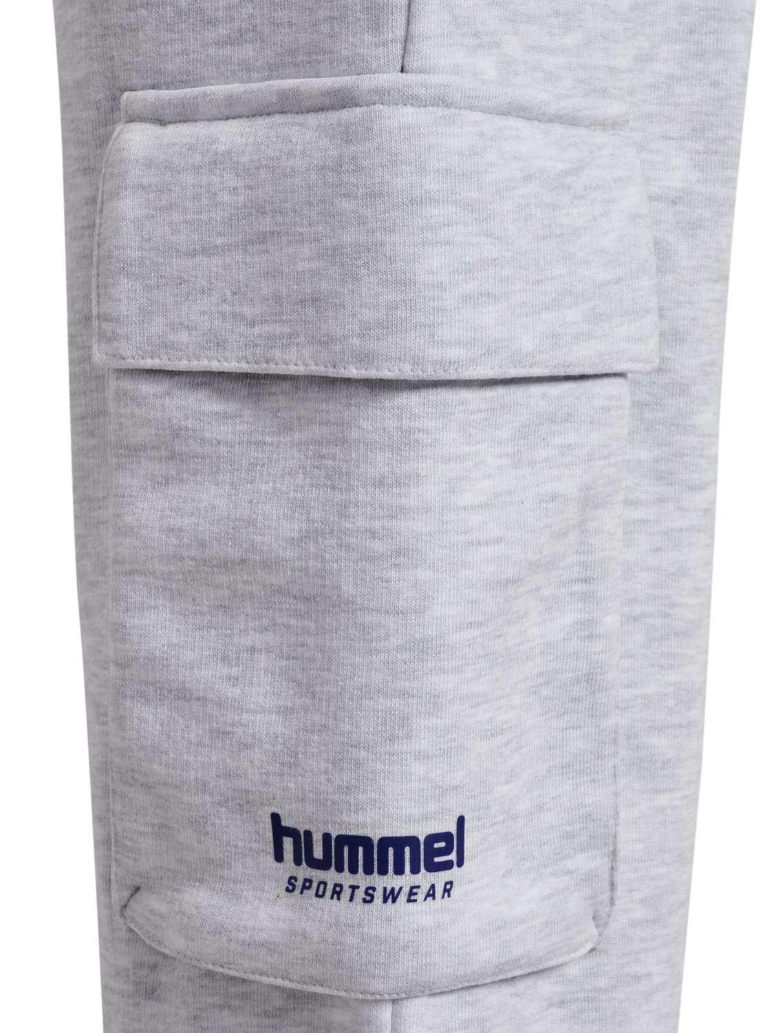 hmlJR LOOSE WL CARGO SWEATPANT, LIGHT GREY MELANGE, packshot