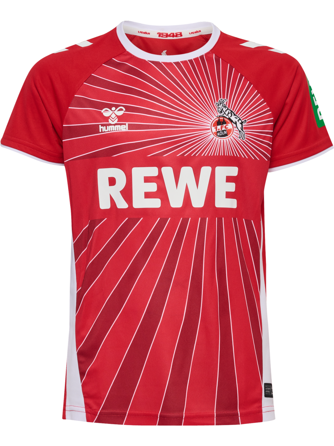 1FCK 24/25 AWAY JERSEY S/S KIDS, TRUE RED, packshot