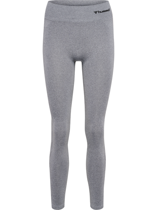 hmlCI SEAMLESS MW SCRUNCH TIGHT, GREY MELANGE, packshot