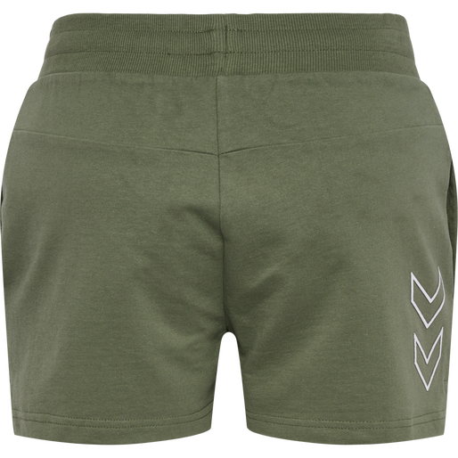 hmlLGC SENNA SWEAT SHORTS, FOUR LEAF CLOVER, packshot