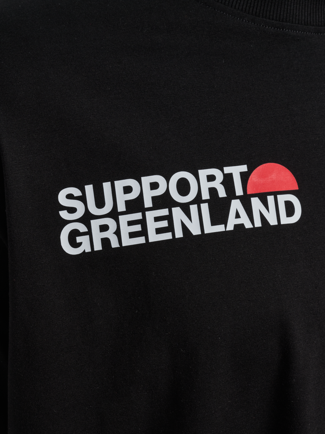 hmlGREENLAND T-SHIRT S/S, BLACK, packshot
