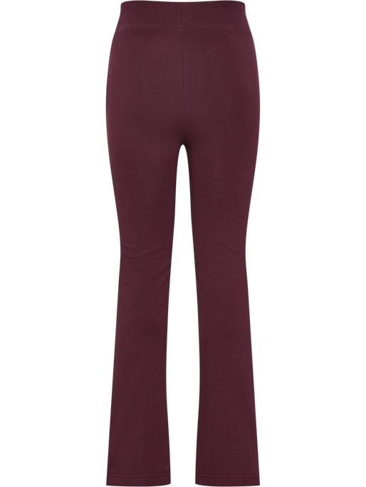 hmlJR FLARE TIGHTS, VINEYARD WINE, packshot