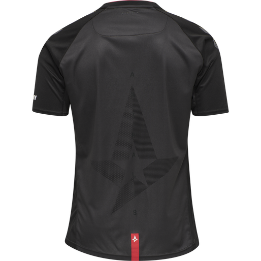 ASTRALIS 20/21 GAME JERSEY S/S, BLACK W/LOGO, packshot