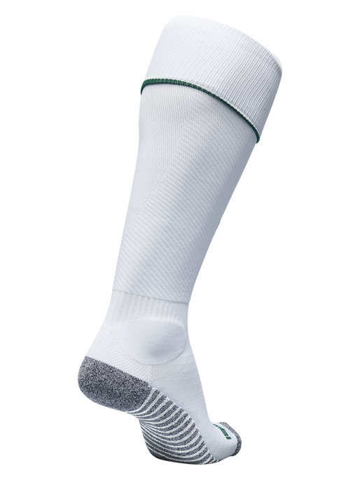 PRO FOOTBALL SOCK 17 - 18, WHITE/EVERGREEN, packshot