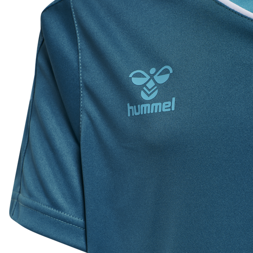 hmlCORE XK POLY JERSEY S/S KIDS, BLUE CORAL, packshot