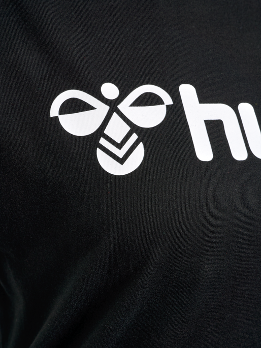 hmlGO 2.0 LOGO T-SHIRT S/S WOMAN, BLACK, packshot