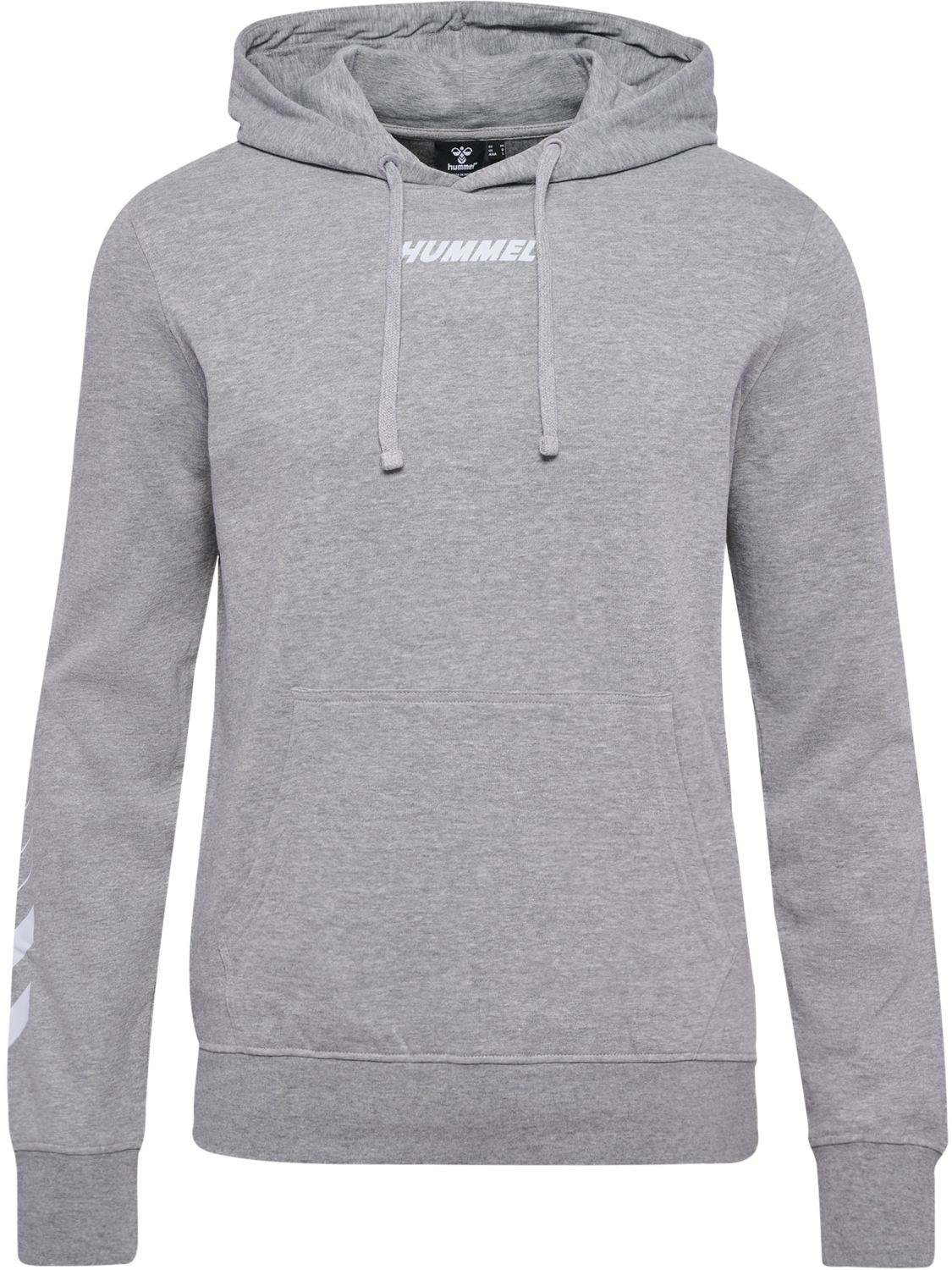 hmlELEMENTAL HOODIE, GREY MELANGE, packshot