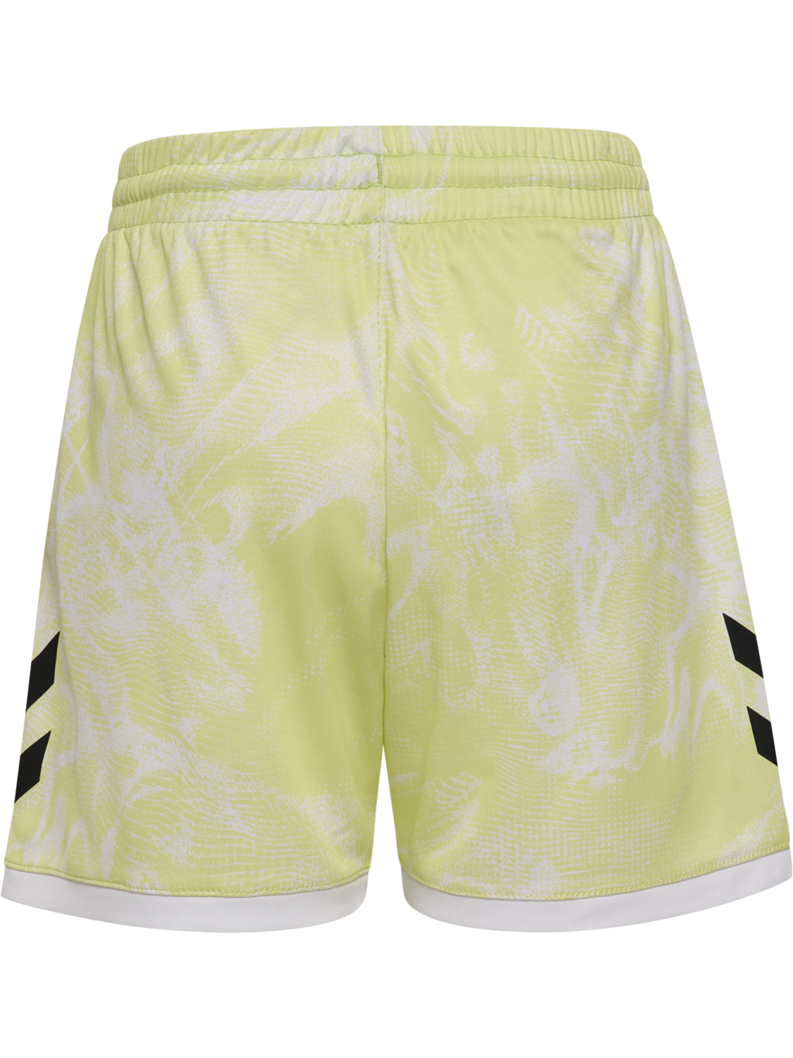 hmlBLAZE CLUB26 GRAPHIC SHORTS KIDS, ASIAN PEAR/WHITE, packshot