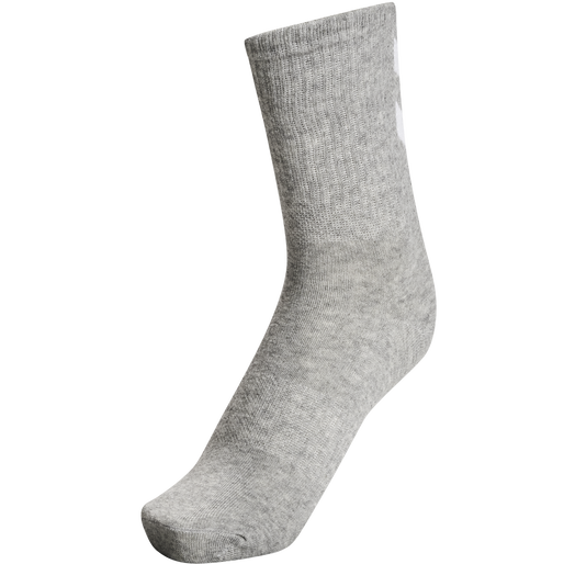 hmlCHEVRON 6-PACK SOCKS, BLACK/WHITE/GREY, packshot