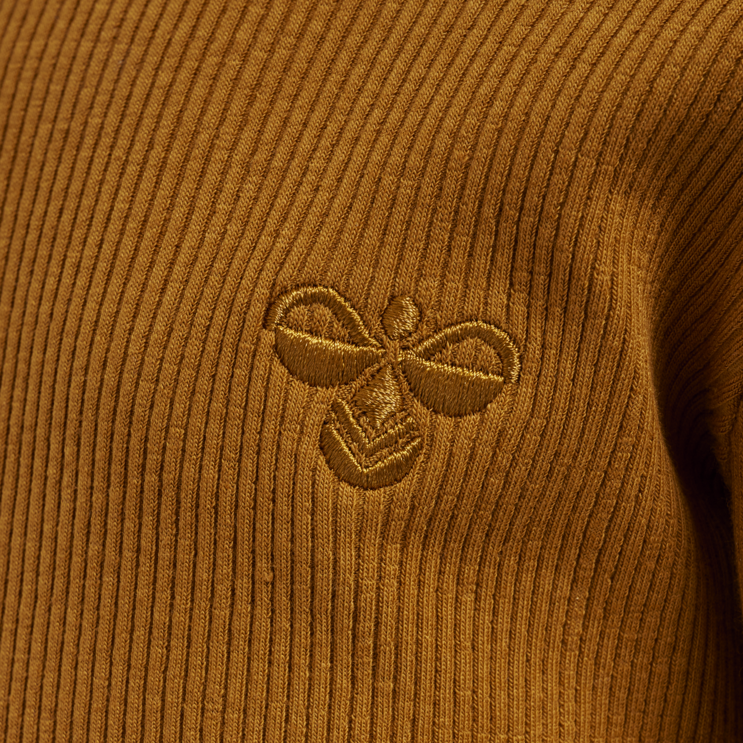 hmlSAMI T-SHIRT L/S, GLAZED GINGER, packshot