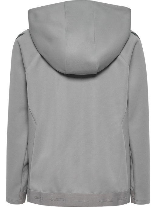 hmlCIMA 2.0 ZIP HOODIE KIDS, ALLOY, packshot