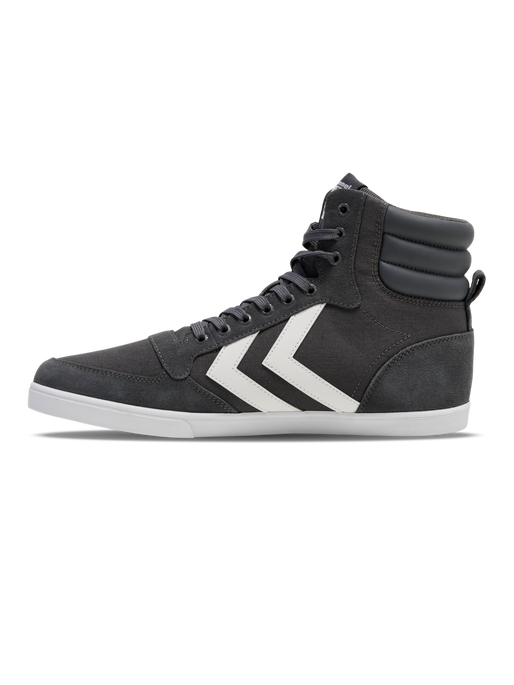 HUMMEL SLIMMER STADIL HIGH, CASTLE ROCK/WHITE KH, packshot