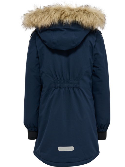 hmlLEAF TEX COAT, BLACK IRIS, packshot