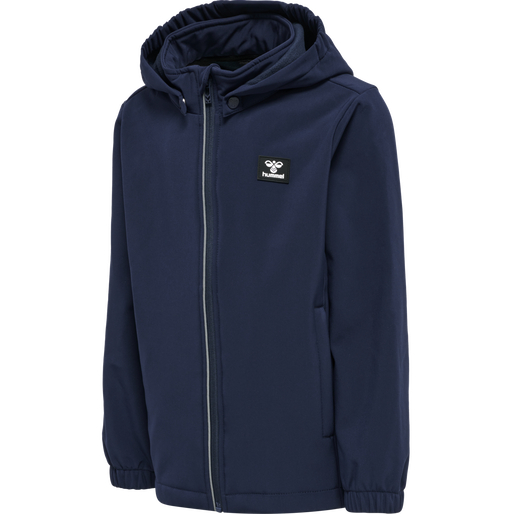 hmlMARS SOFTSHELL JACKET, BLACK IRIS hmlMARS SOFTSHELL JACKET, BLACK IRIS, packshot