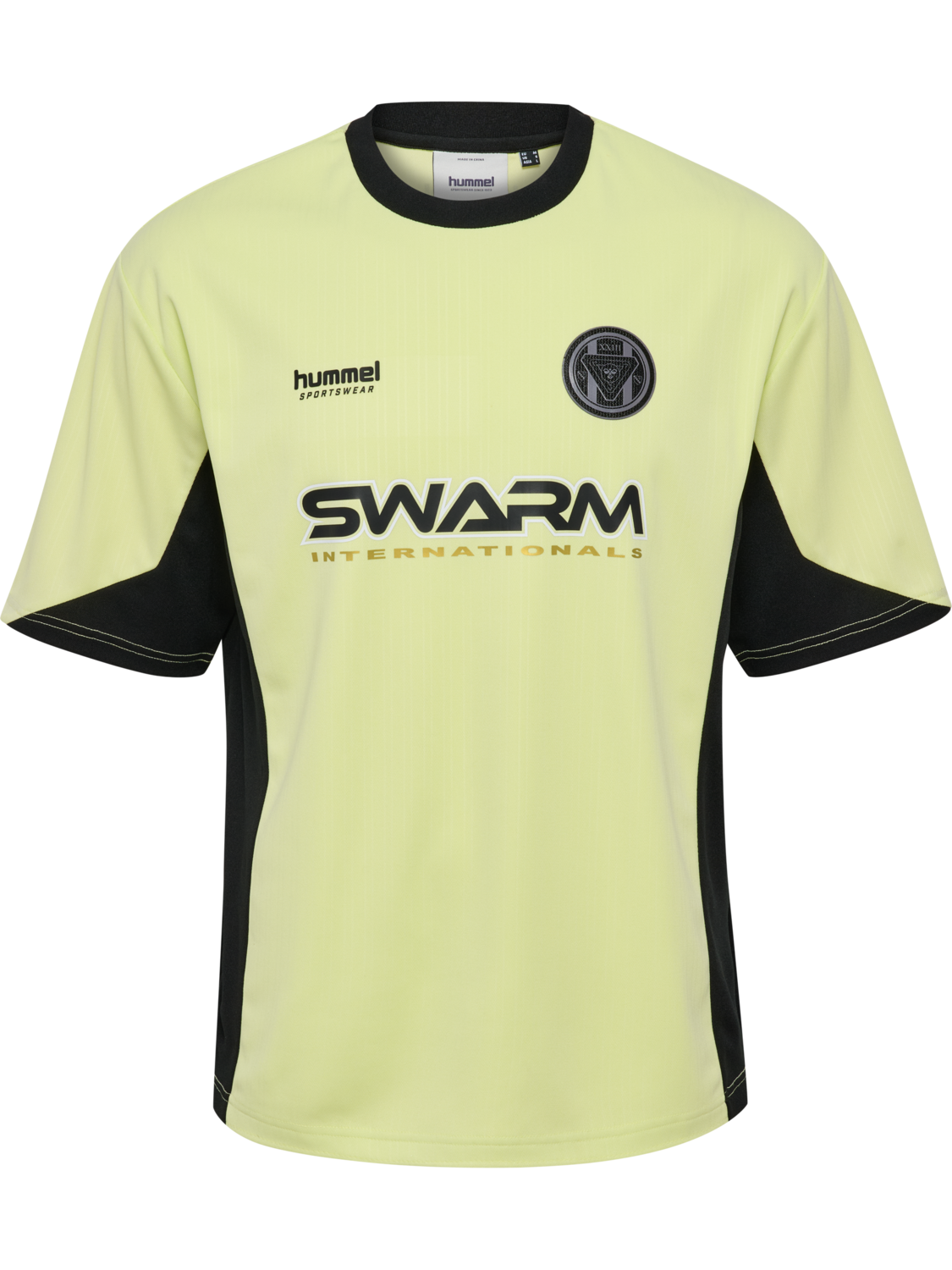 hmlLOOSE FB JERSEY S/S TOPSCORER, SHADOW LIME, packshot