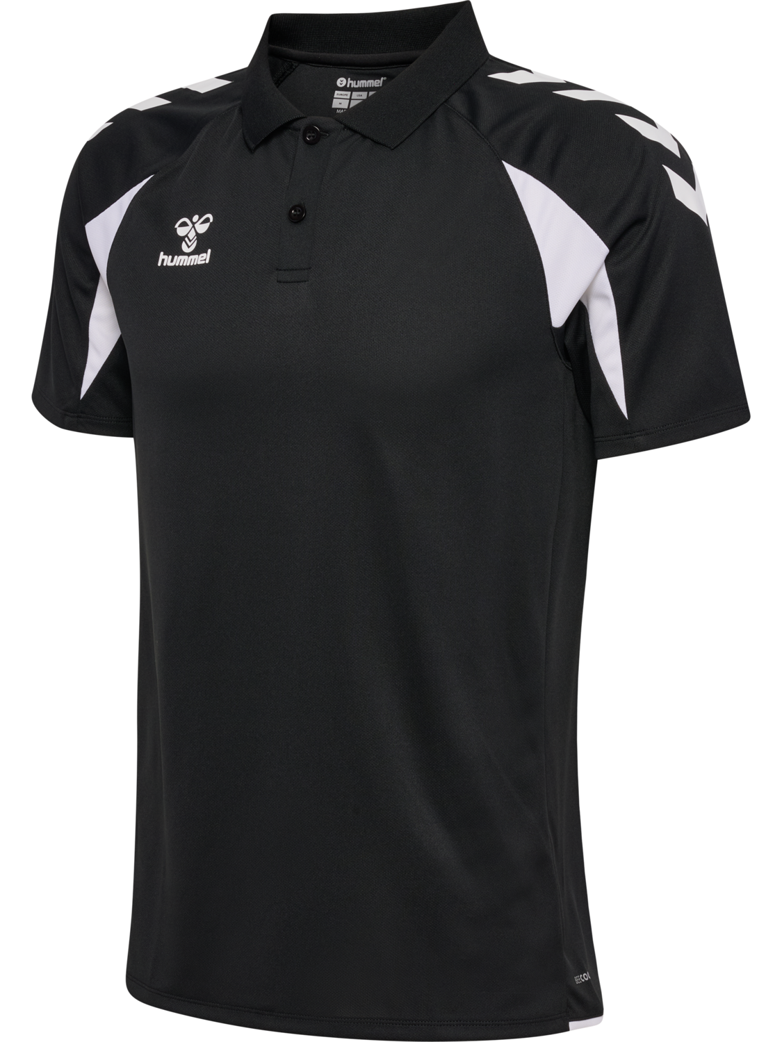 hmlCORE 2.0 POLO, BLACK/WHITE, packshot