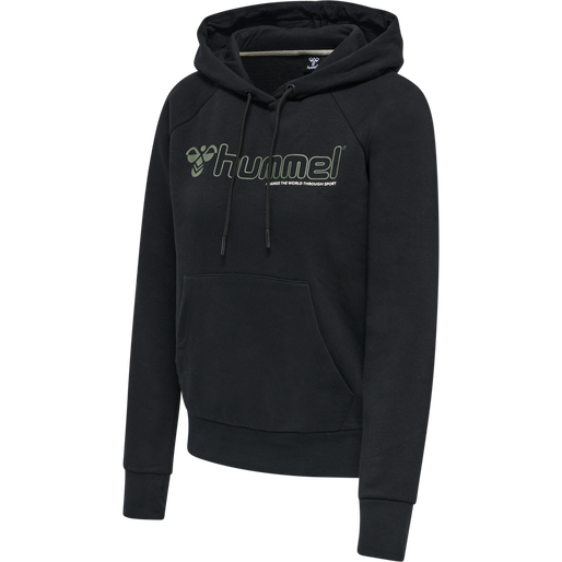 hmlNONI HOODIE, BLACK, packshot