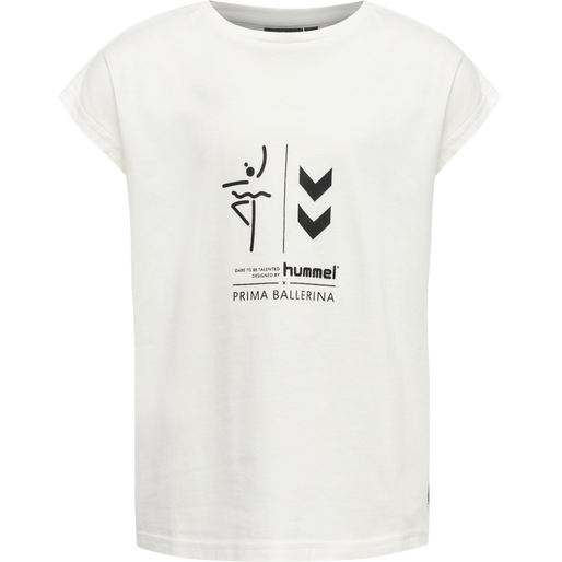 hmlPRIMA BEE T-SHIRT S/S, MARSHMALLOW hmlPRIMA BEE T-SHIRT S/S, MARSHMALLOW, packshot