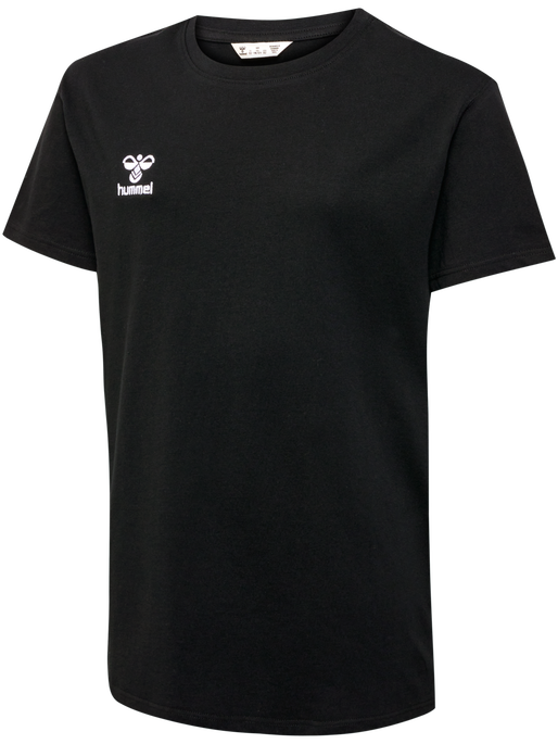 hmlGO 2.0 T-SHIRT S/S KIDS, BLACK, packshot