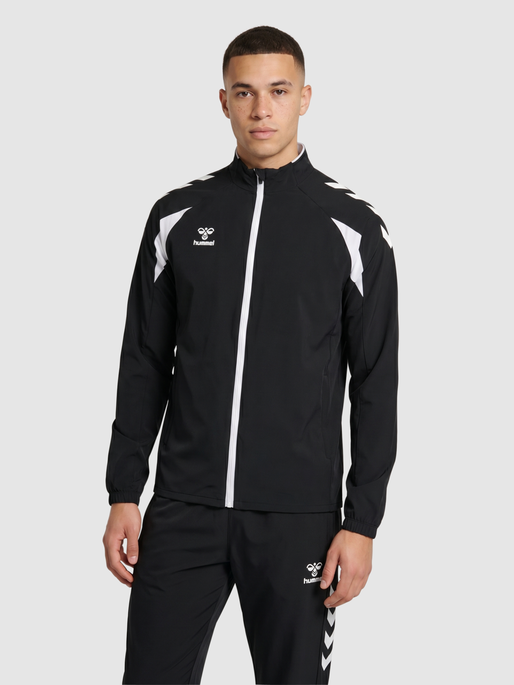 hmlCORE 2.0 WOVEN JACKET, BLACK/WHITE, model