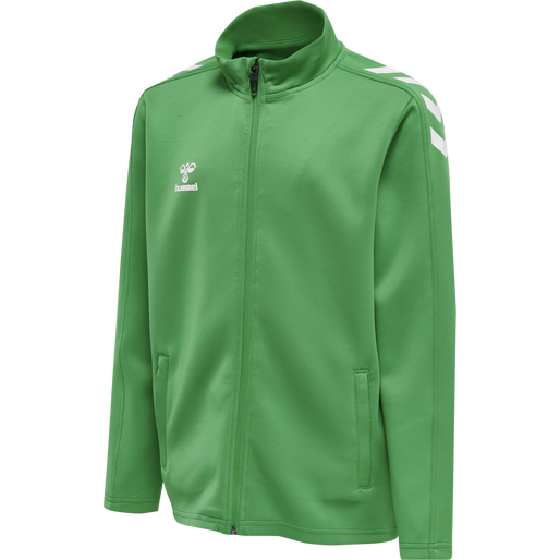 hmlCORE XK POLY ZIP SWEAT KIDS, JELLY BEAN, packshot