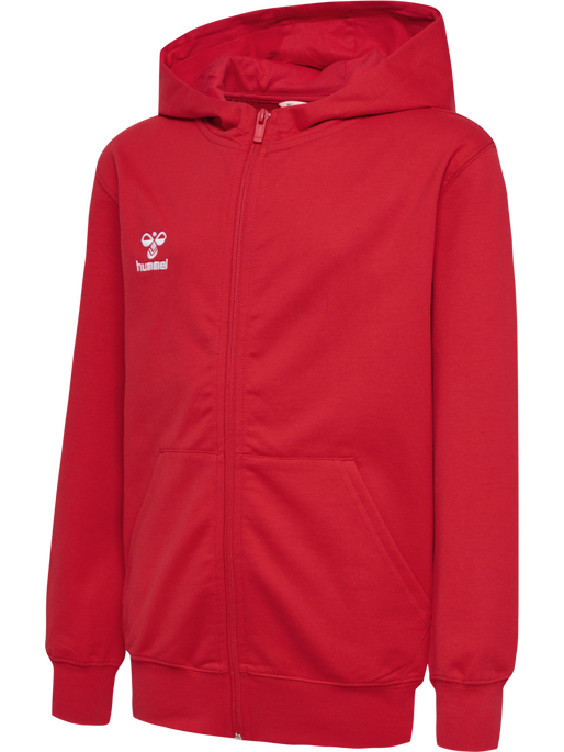hmlGO 2.0 ZIP HOODIE KIDS, TRUE RED hmlGO 2.0 ZIP HOODIE KIDS, TRUE RED, packshot