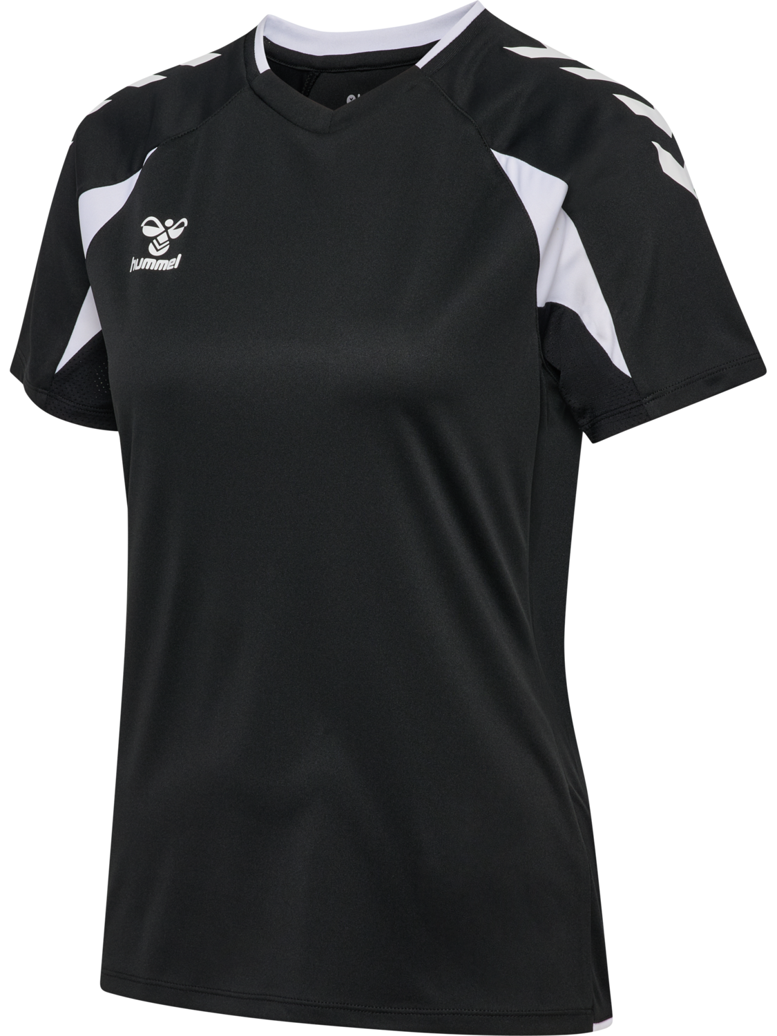 hmlCORE 2.0 JERSEY S/S WOMAN, BLACK/WHITE, packshot