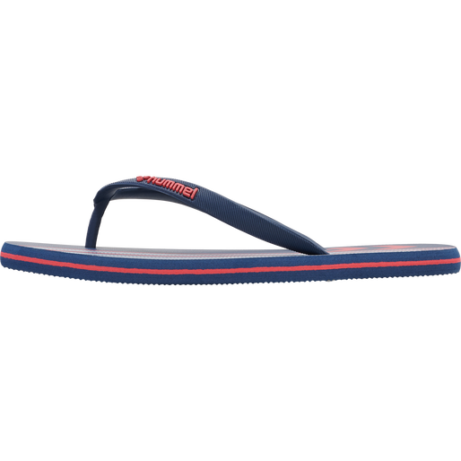 MULTI STRIPE FLIP FLOP, BLACK IRIS/FLAME SCARLET, packshot