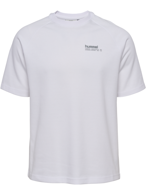 hmlTECH LOOSE T-SHIRT, WHITE, packshot
