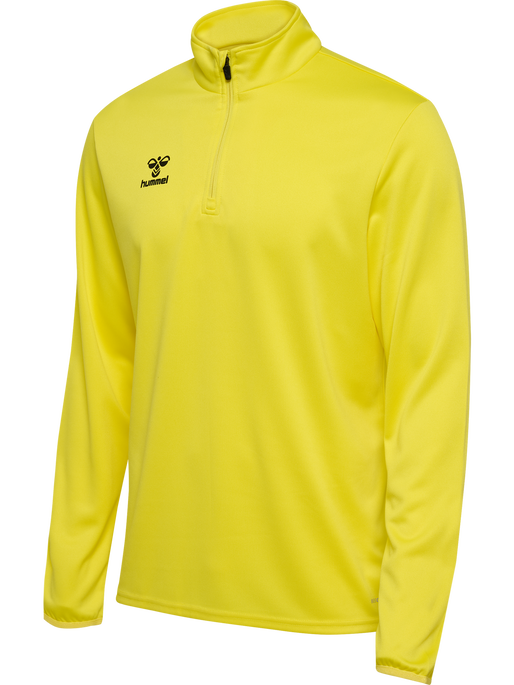hmlESSENTIAL HALF-ZIP, BLAZING YELLOW, packshot