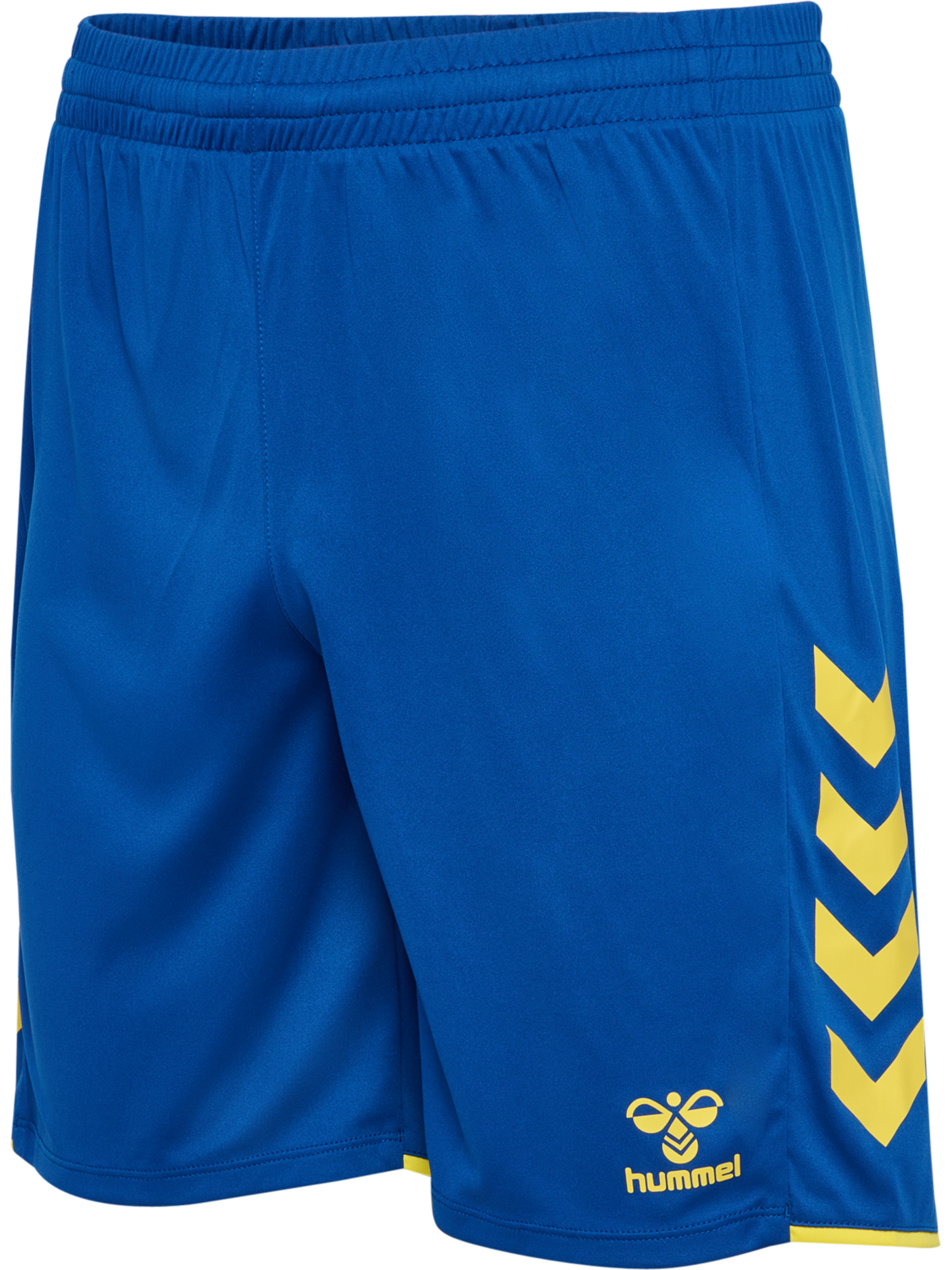 hmlCORE 2.0 SHORTS, TRUE BLUE/BLAZING YELLOW, packshot
