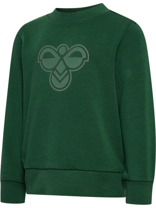hmlMINI JERSEY CREWSUIT BEE, DARK GREEN, packshot