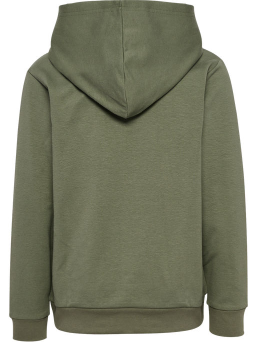 hmlTUKAS HOODIE, DUSTY OLIVE, packshot