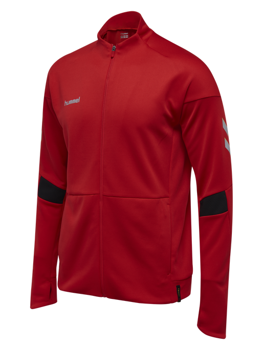 TECH MOVE POLY ZIP JACKET, TRUE RED, packshot