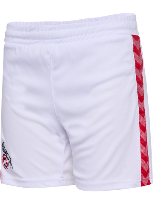 1FCK 23/24 HOME SHORTS KIDS, WHITE/TRUE RED, packshot