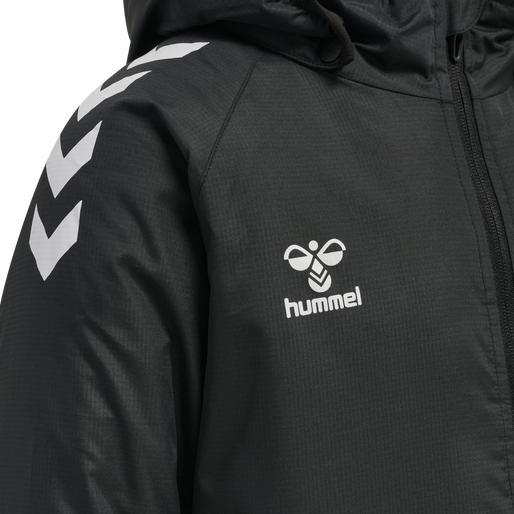 hmlCORE XK BENCH JACKET KIDS, BLACK hmlCORE XK BENCH JACKET KIDS, BLACK, packshot