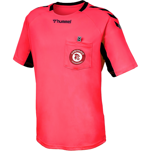 FFHB REFEREE YOUTH JERSEY S/S, DIVA PINK, packshot