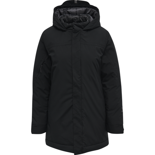 hmlNORTH PARKA JACKET WOMAN, BLACK/ASPHALT hmlNORTH PARKA JACKET WOMAN, BLACK/ASPHALT, packshot
