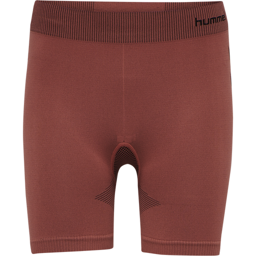 HUMMEL FIRST SEAMLESS TR SHT TIGH W, MARSALA, packshot