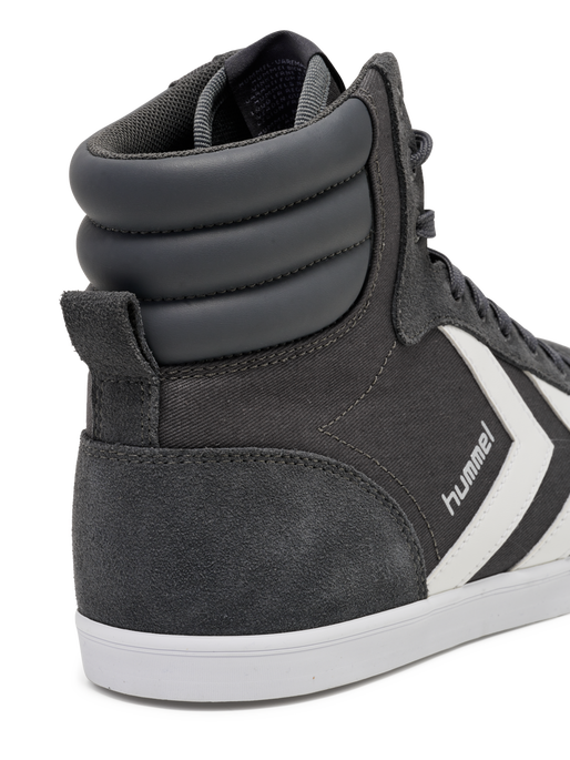 HUMMEL SLIMMER STADIL HIGH, CASTLE ROCK/WHITE KH, packshot