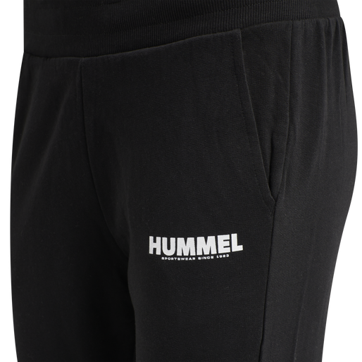 hmlLEGACY WOMAN TAPERED PANTS, BLACK, packshot