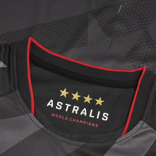 ASTRALIS 20/21 GAME JERSEY S/S, BLACK W, packshot