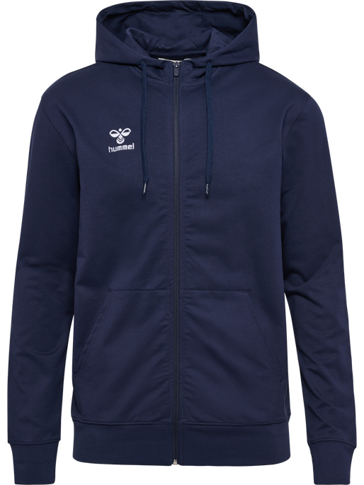 hmlGO 2.0 ZIP HOODIE, MARINE, packshot