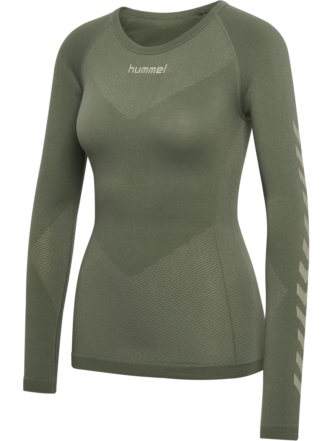 HUMMEL FIRST SEAMLESS JERSEY L/S W, SEA SPRAY, packshot