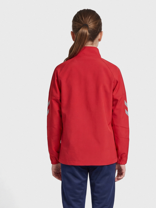hmlLEAD TRAINING JACKET KIDS , TRUE RED, model