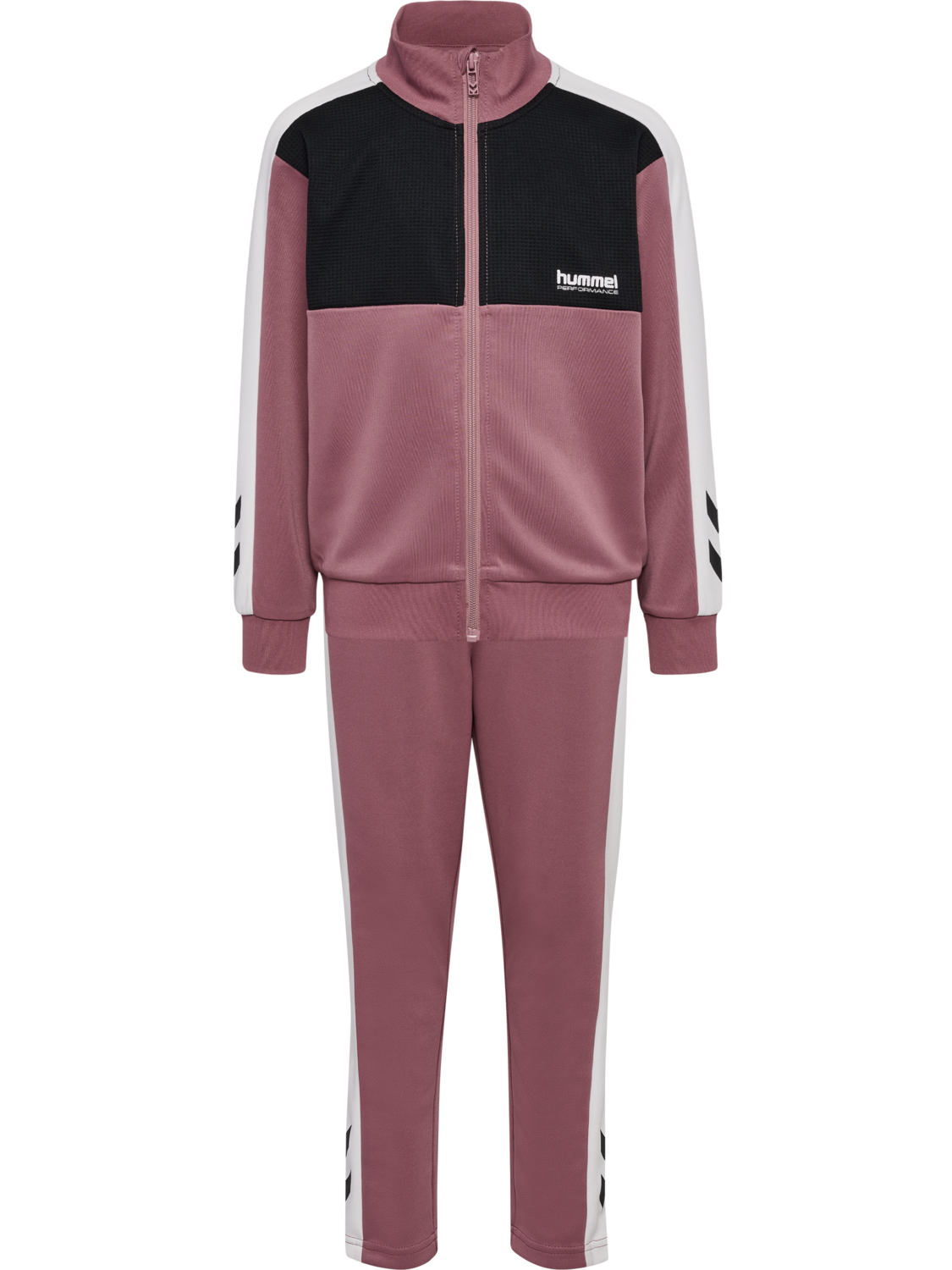 hmlJR COLORBLOCK TRACKSUIT, WISTFUL MAUVE, packshot