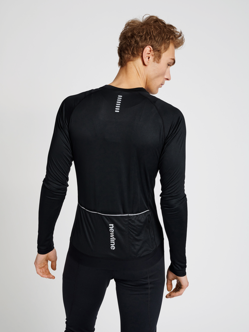 MENS CORE BIKE L/S JERSEY, BLACK, model